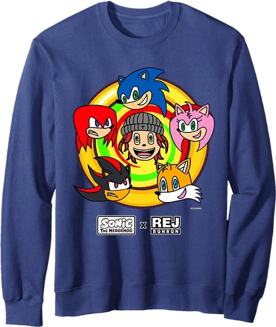 ソニックと仲間たち、れじぇくんデザインのトレーナー