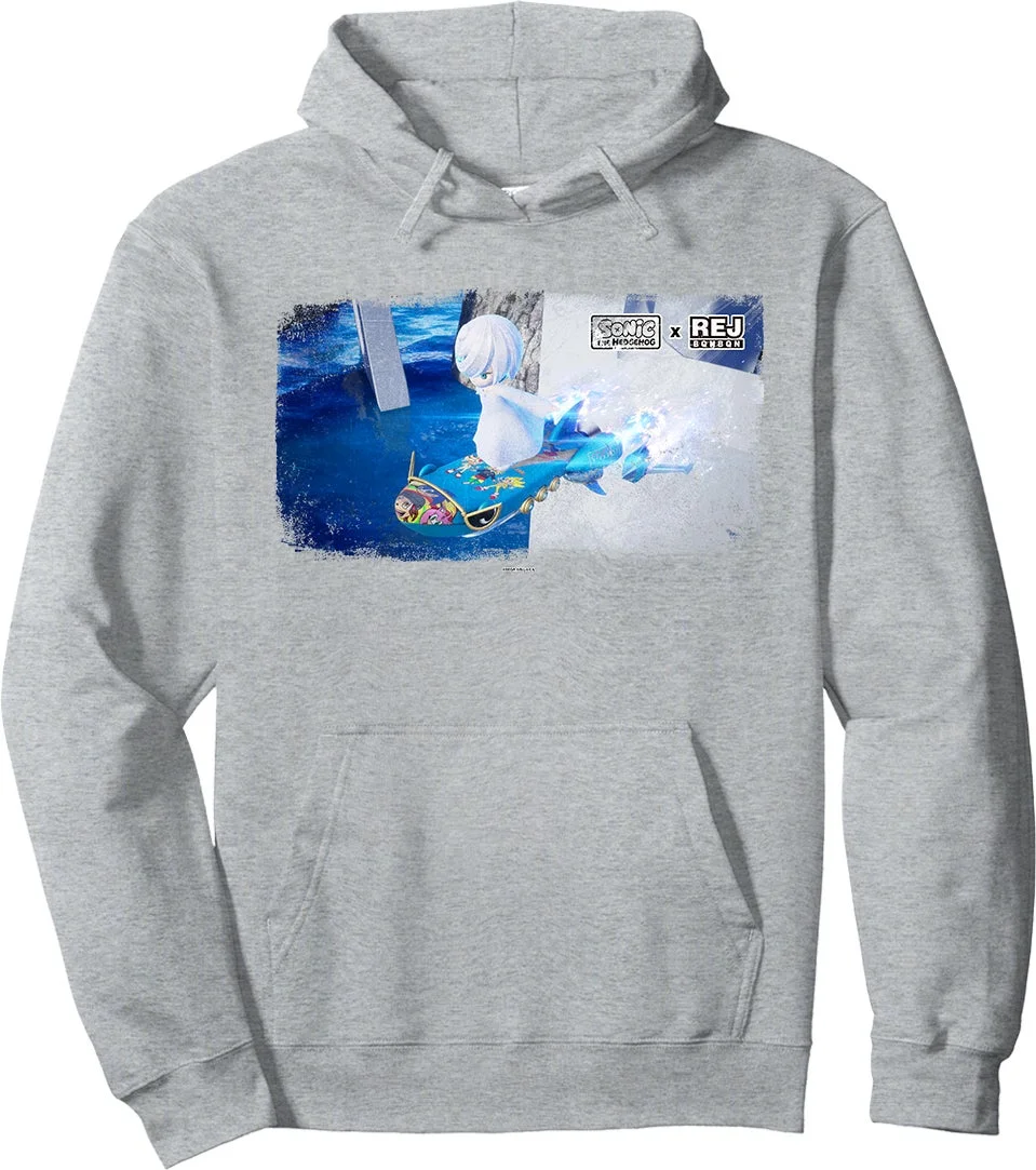 れじぇくんとゲームキャラクターのコラボパーカーデザイン