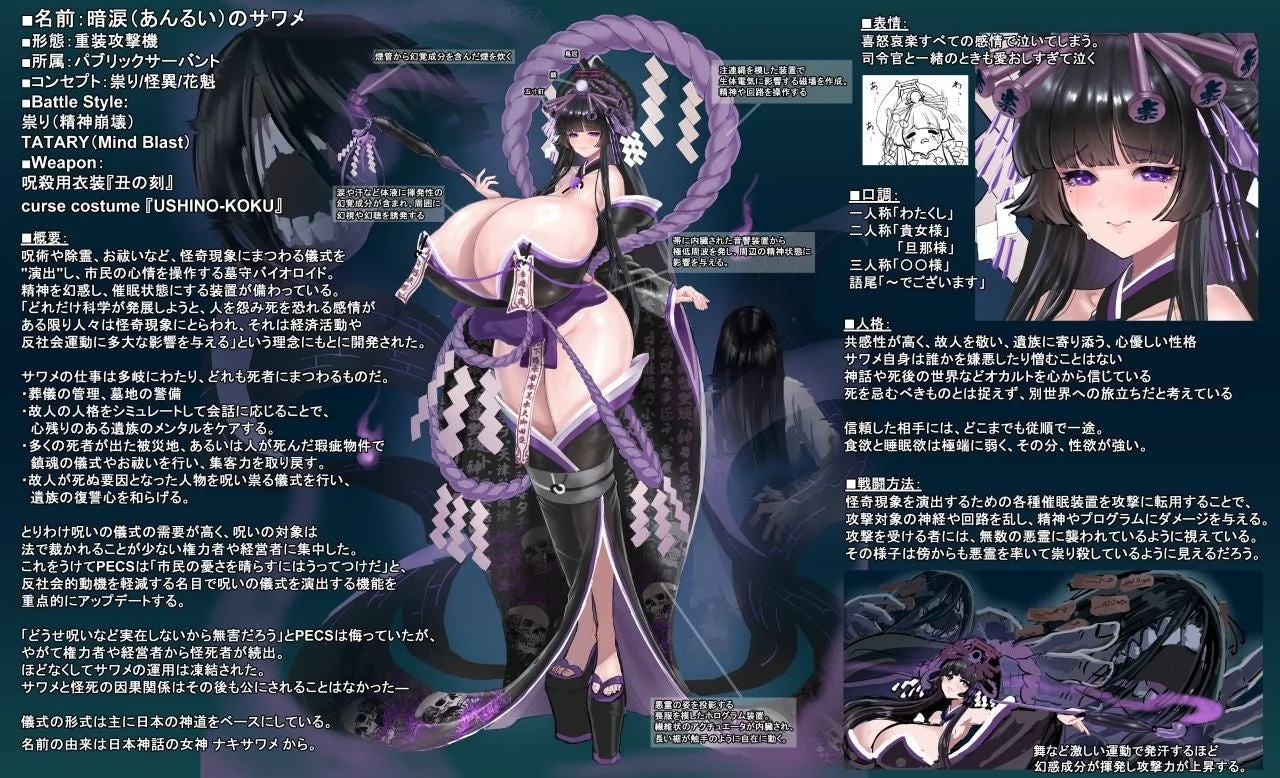 日本地域バイオロイド部門No.1「暗涙のサワメ」の詳細