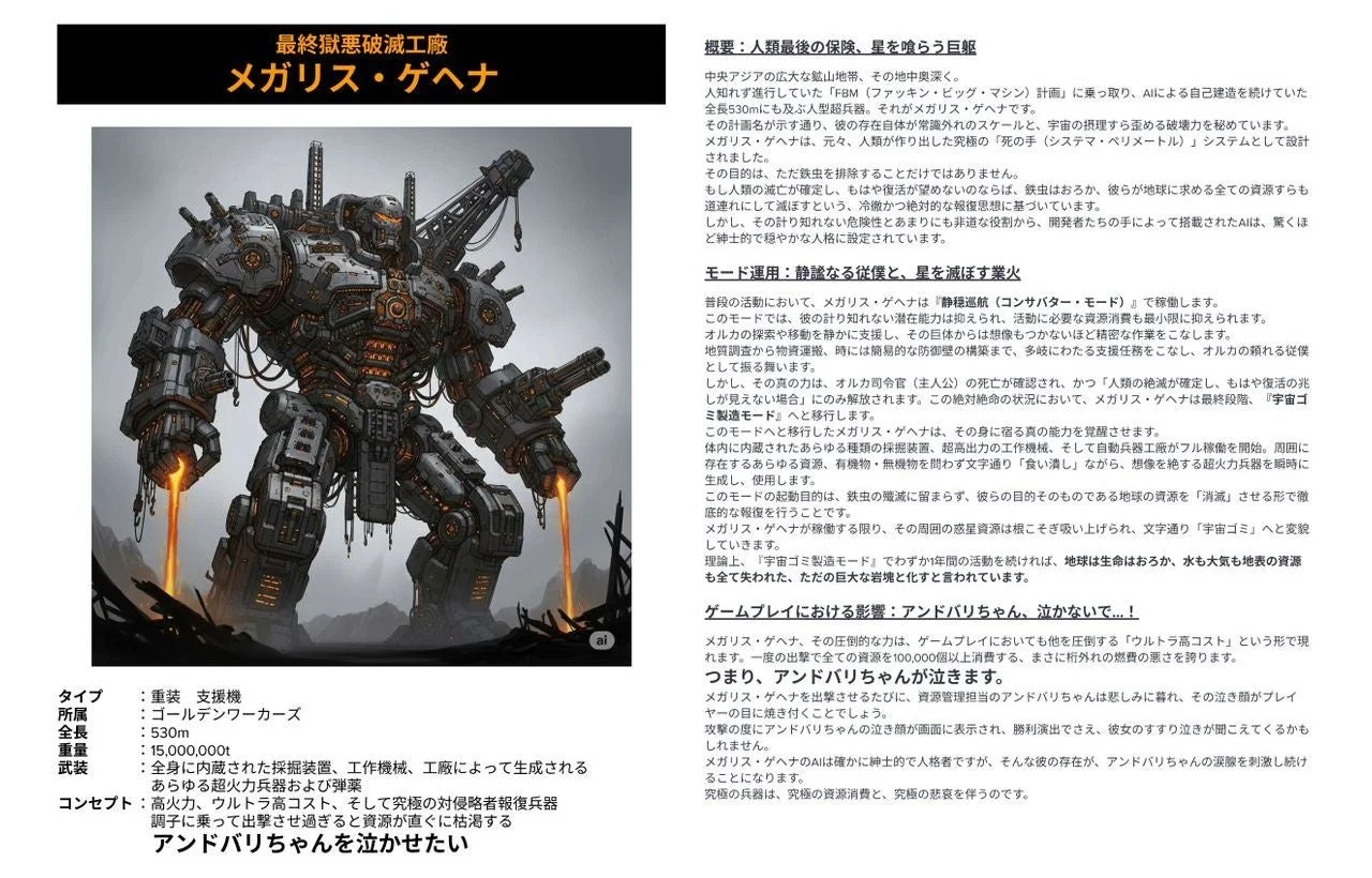 日本地域AGS部門No.2「メガリス・ゲヘナ」の詳細