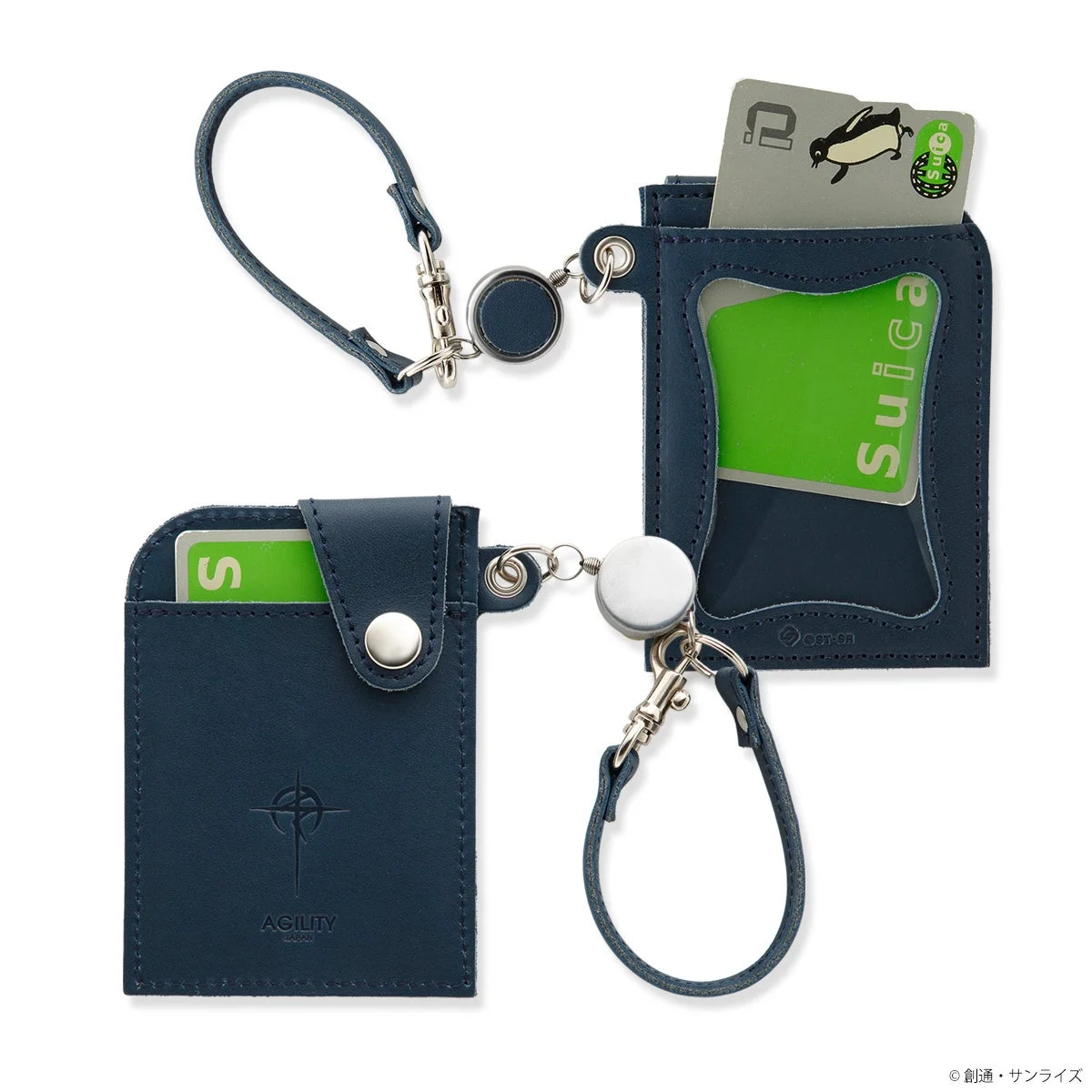 STRICT-G AGILITYパスケースの表と裏のデザイン