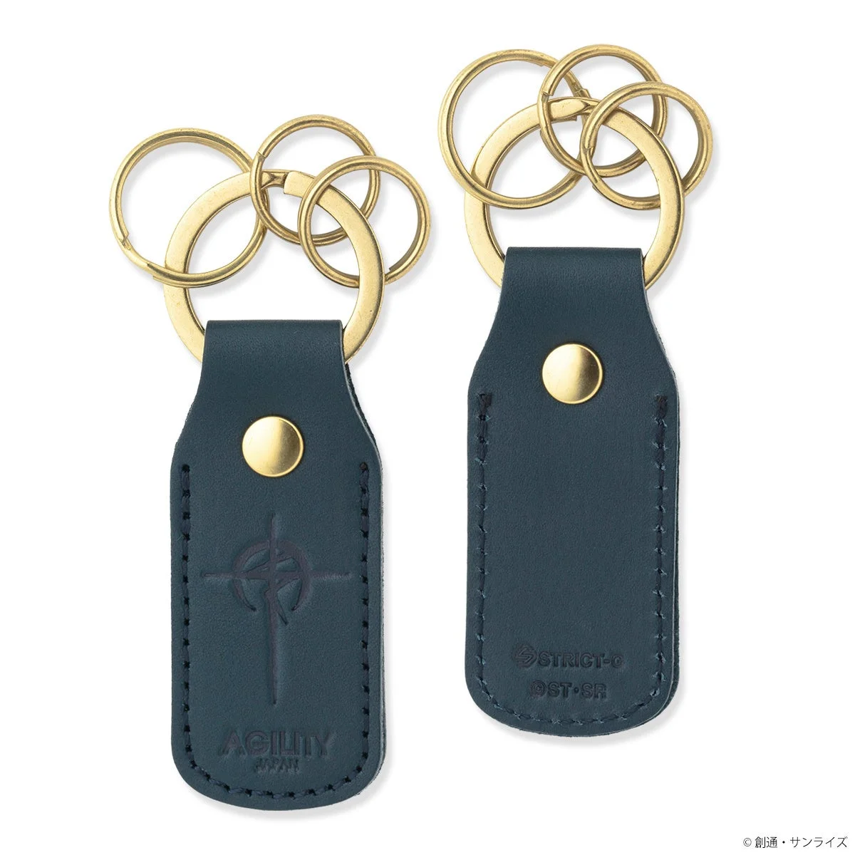 STRICT-G AGILITYキーホルダーの表と裏のデザイン