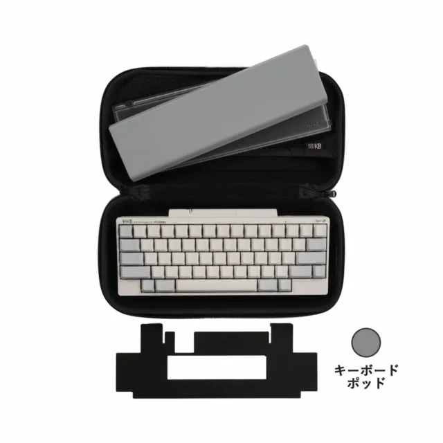 HHKB Professional HYBRID Type-S無刻印（白）セットの全体像