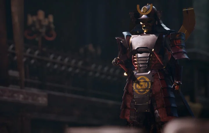 強化されたサイバーサムライの敵キャラクター