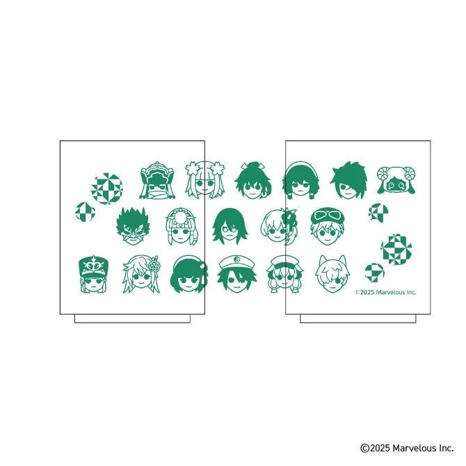 B賞 湯呑 緑色デザイン