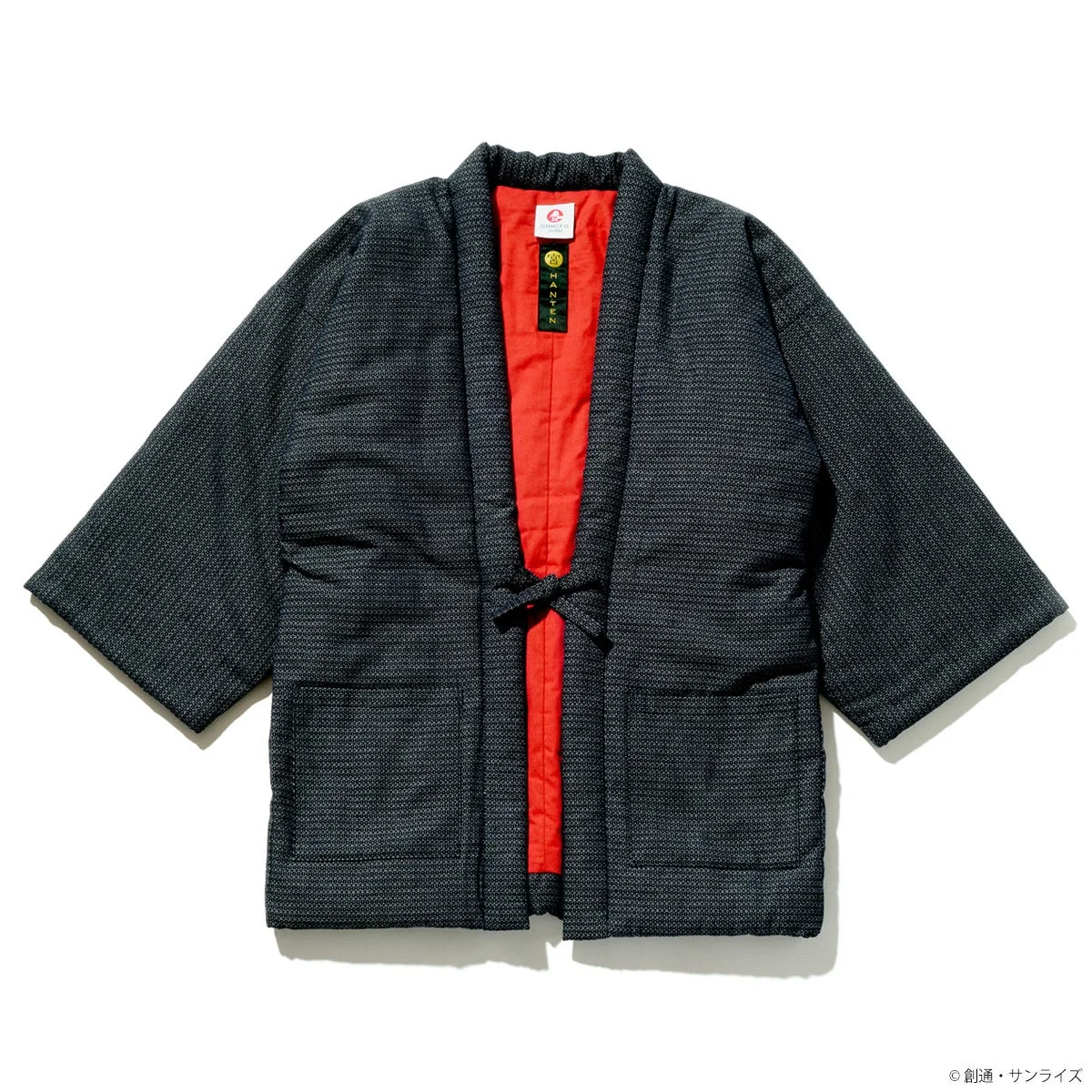 『閃光のハサウェイ』ペーネロペーわた入れ半纏(ブラック)の正面