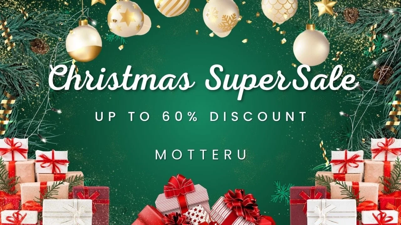 MOTTERU楽天スーパーセールのクリスマスキャンペーンバナー