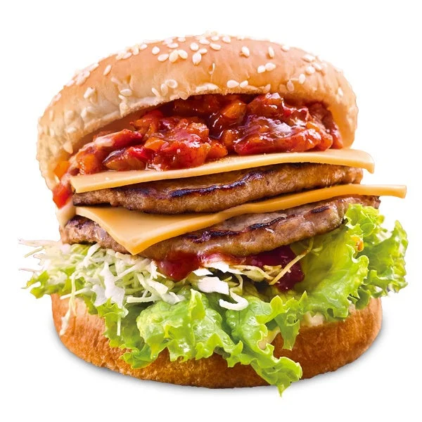 ドムドムハンバーガーと亜細亜大学コラボのアジアの旅人ケバブバーガー