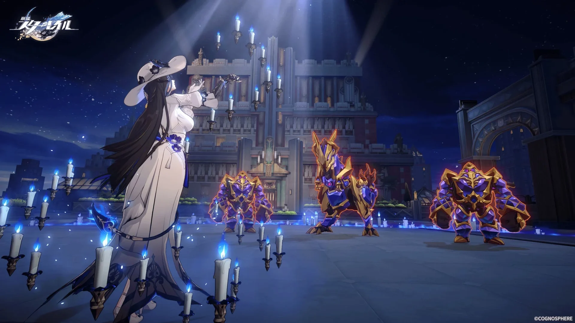 『崩壊：スターレイル』の新キャラクター「ダリア」コンスタンスの戦闘シーン。敵と対峙している。