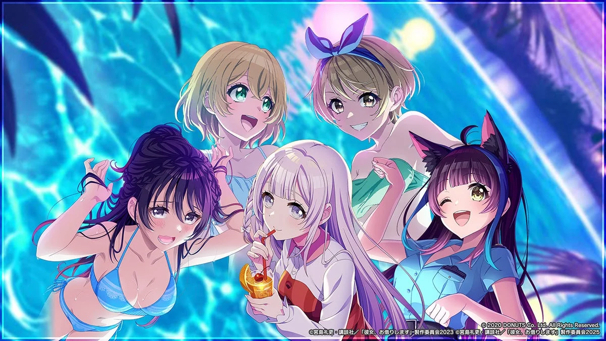 D4DJ Groovy Mixと彼女、お借りしますのコラボイベント第二弾キービジュアル