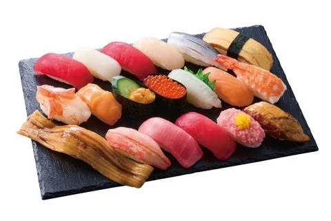 小僧寿しの超特上にぎり19貫盛り合わせ