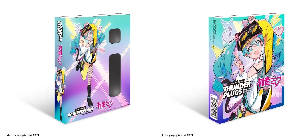 初音ミクコラボモデル2025のパッケージデザイン