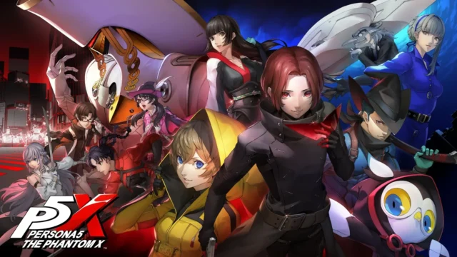 『ペルソナ5: The Phantom X』のメインビジュアル、多数のキャラクターが集合