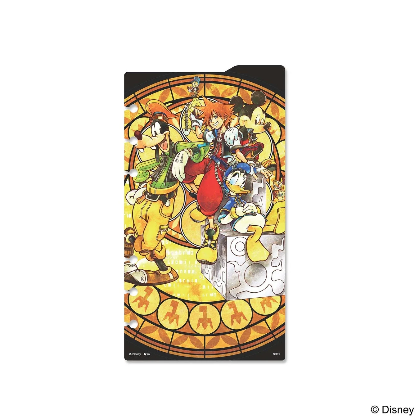 ミッキー、ドナルド、グーフィーデザインのリフィル下敷