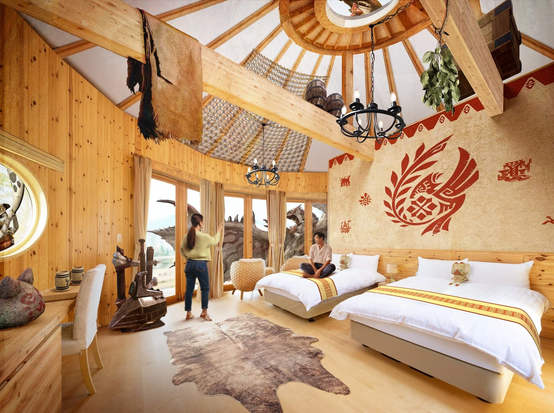 GRAND CHARIOT 北斗七星135°『マイハウスのコクーン』寝室