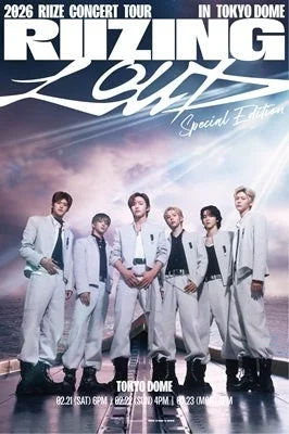 RIIZE東京ドーム公演「RIIZING LOUD」の告知ポスター