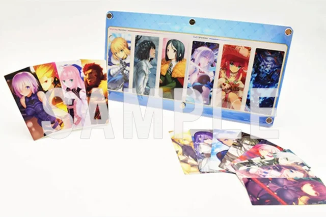 編成画面風カードディスプレイスタンドとカードの組み合わせ例