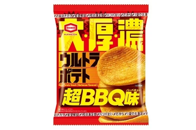 ウルトラポテト 超BBQ味のパッケージ