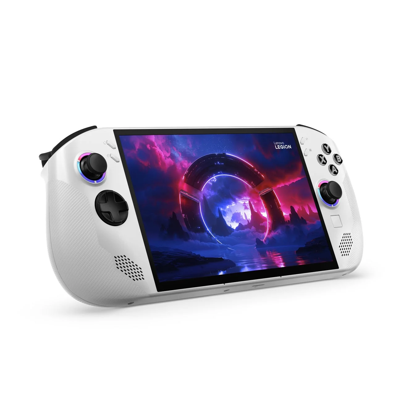 白色のLenovo Legion Go S本体。コンパクトな一体型