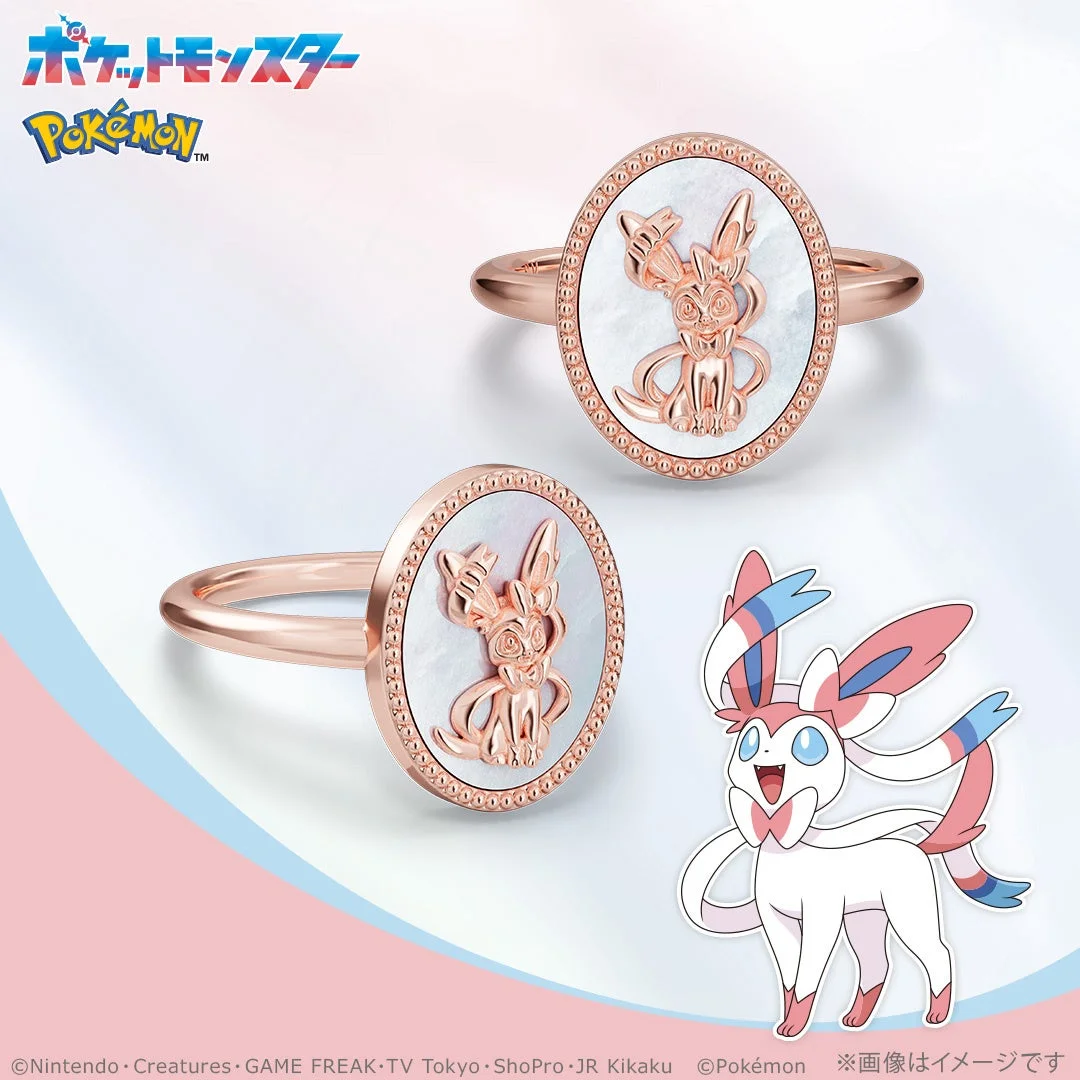 ニンフィア シェルリングとニンフィアのイラスト