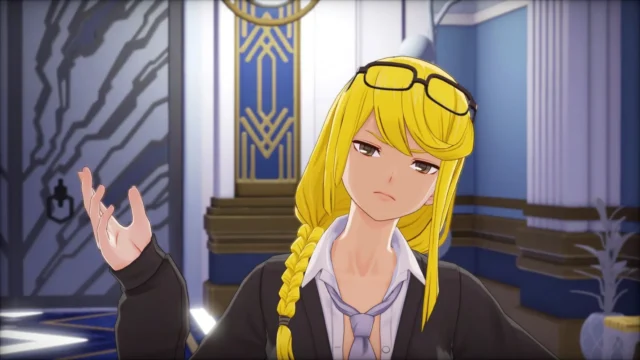 DLC追加エピソードに登場する暮海杏子のゲーム内ビジュアル