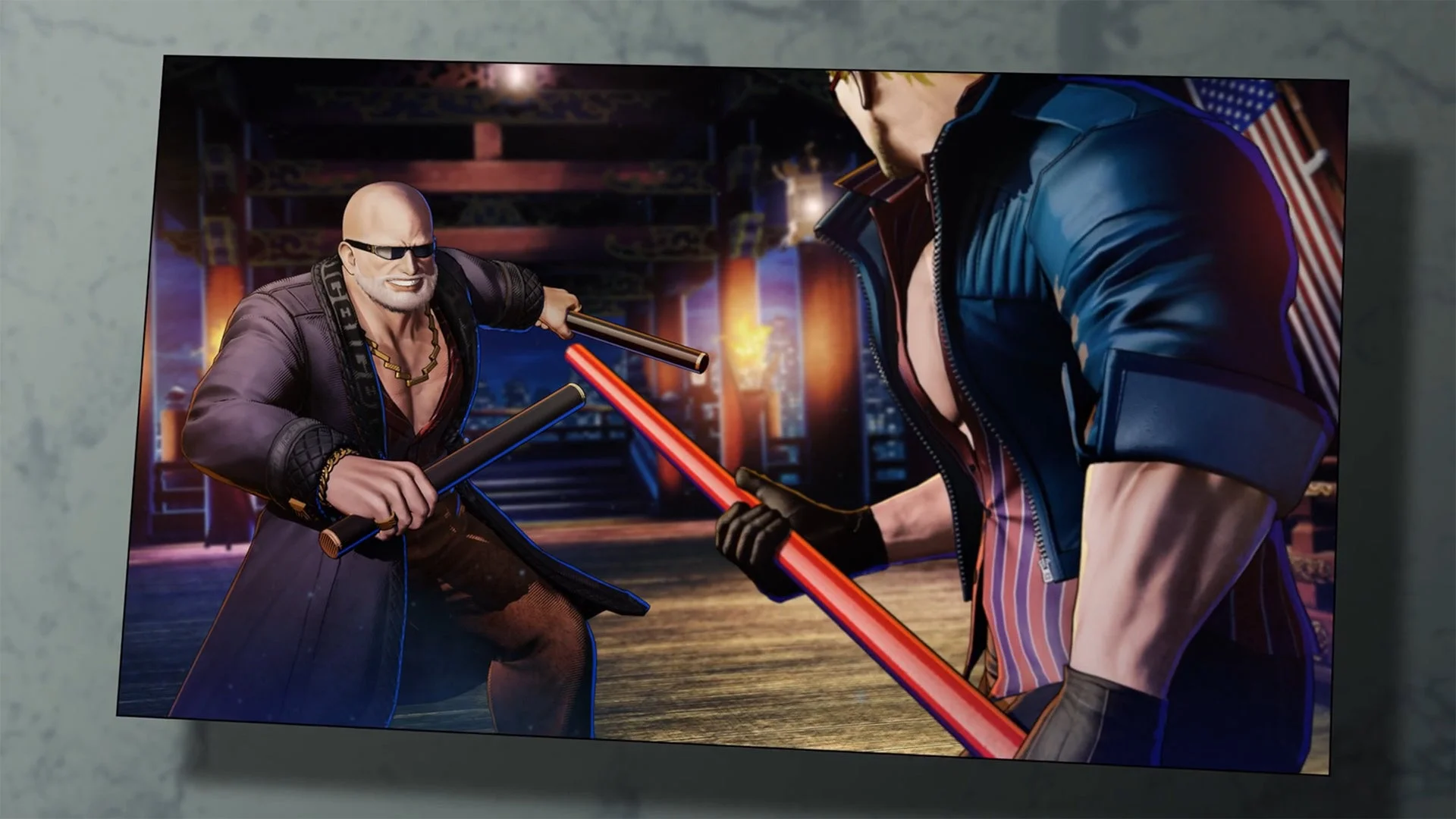 餓狼伝説 City of the Wolves Mr.BIGのストーリーモード画面2