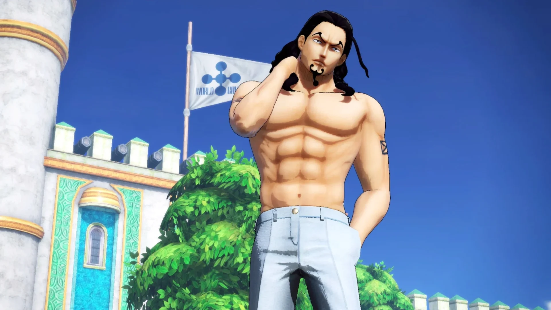 ルッチ-CP0-の戦闘態勢でのキャラクタービジュアル