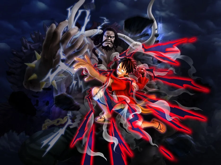 『ONE PIECE 海賊無双4』のルフィとカイドウのキービジュアル