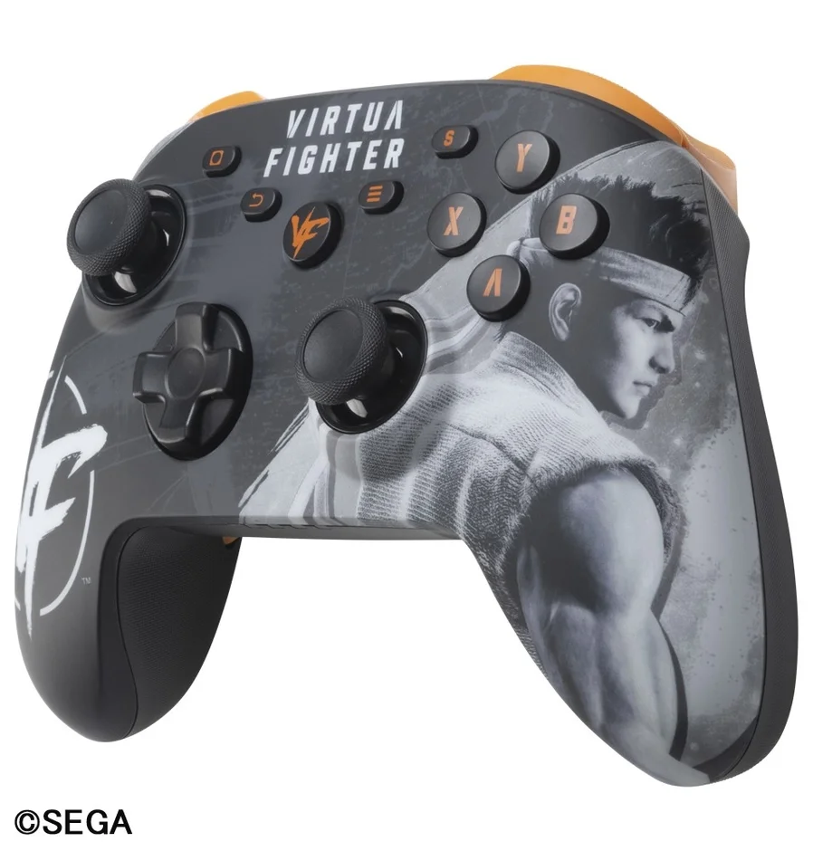 バーチャファイターゲーミングコントローラーPRO-4を斜め上から見た本体