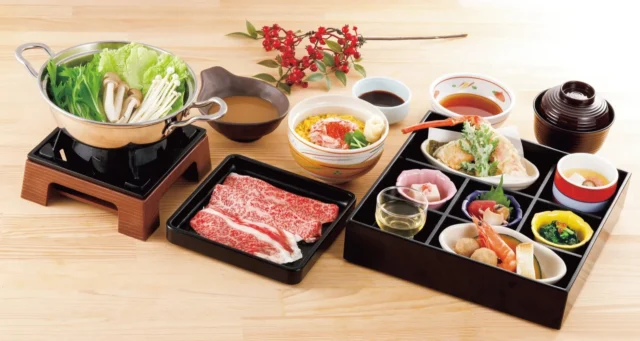 和食さと黒毛和牛フェアの冬の贅沢御膳