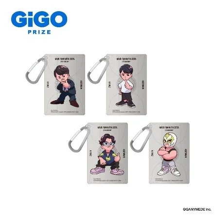 GiGO限定景品 HAVE FUN WITH ZETAカラビナ付きクリアポーチ