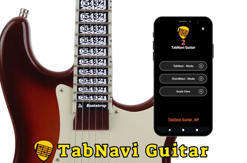ギター初心者の挫折をなくす！　「TabNavi Guitar APP2」が12月1日にリリース、4段階コード表示とスケール機能を搭載