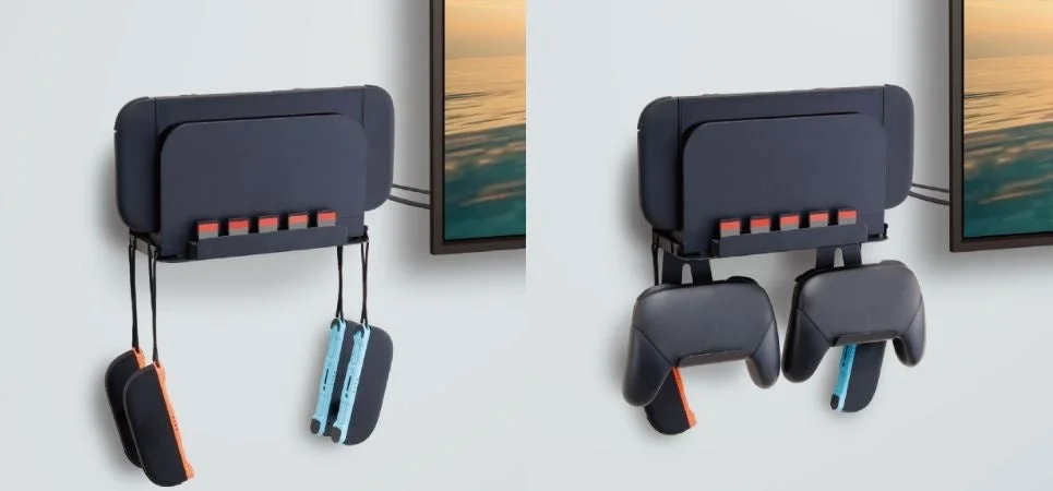 Nintendo Switch™シリーズ対応！　ゲーム機をスッキリ収納できる壁掛けスタンドが12月中旬より発売