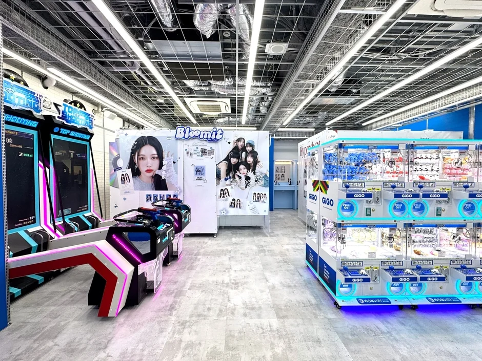 GiGO六本木3階のクレーンゲームとプリントシール機が並ぶフロア