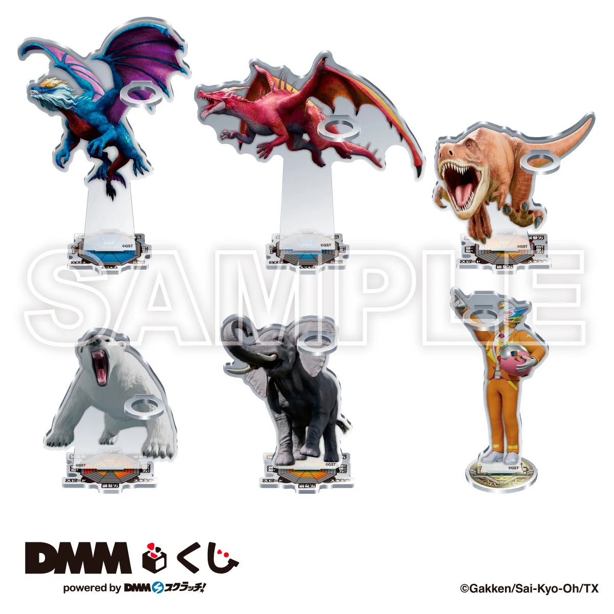 D賞 最強!アクリルペンスタンドの全6種デザイン