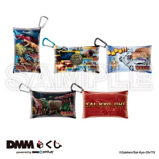 E賞 カラビナ付き 猛者マルチケースの全5種デザイン