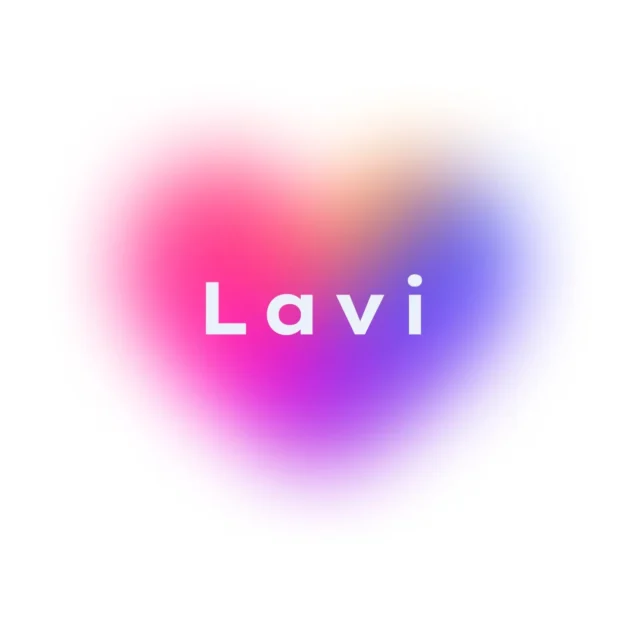 Laviのロゴとハートマーク。