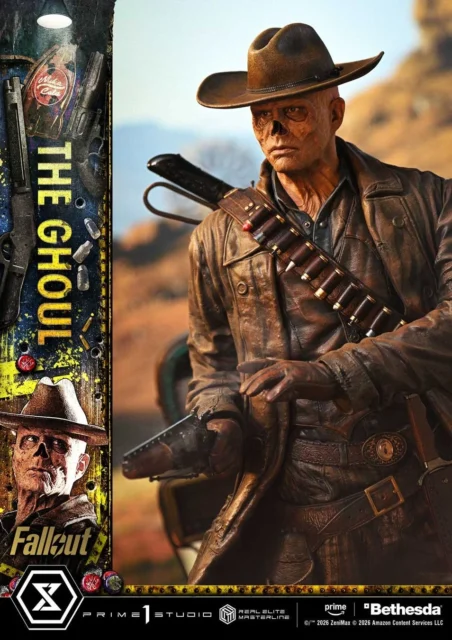 グールリボルバーを構えるグールスタチューの迫力ある上半身