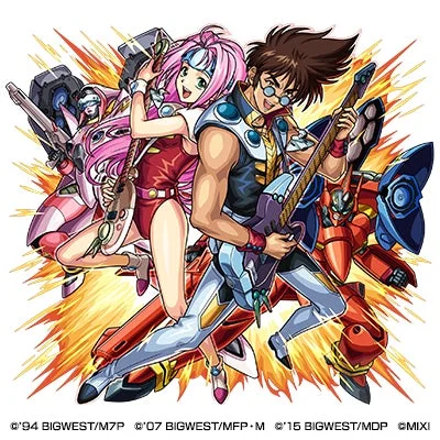 Fire Bomber 熱気バサラ＆ミレーヌ・フレア・ジーナスのゲーム内イラスト