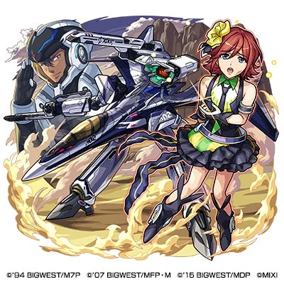 せつなきAXIA カナメ&メッサーのゲーム内イラスト