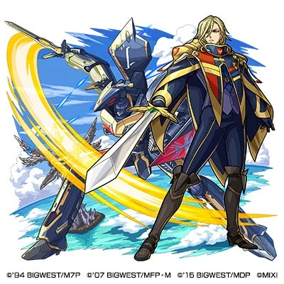 空中騎士団白騎士 キース・エアロ・ウィンダミアのゲーム内イラスト