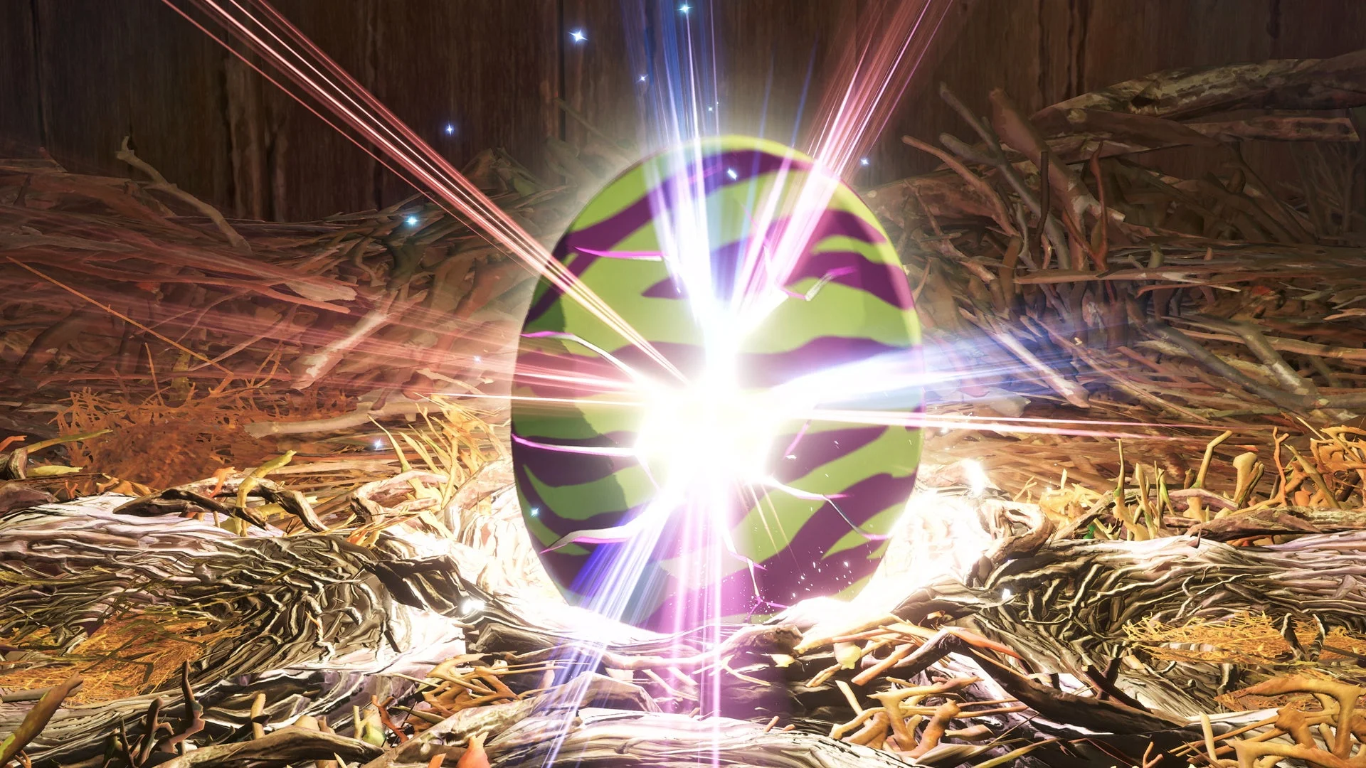 光り輝く双属性のタマゴ