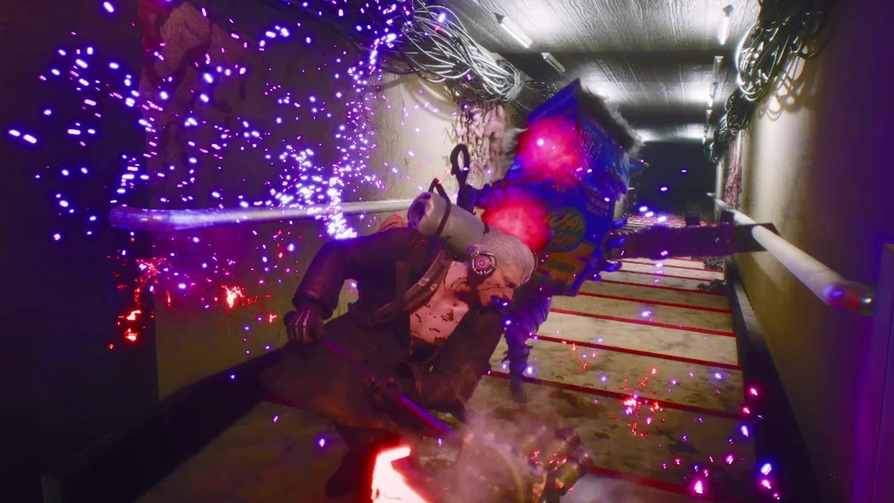 『LET IT DIE: INFERNO』ゲーム内の戦闘シーン