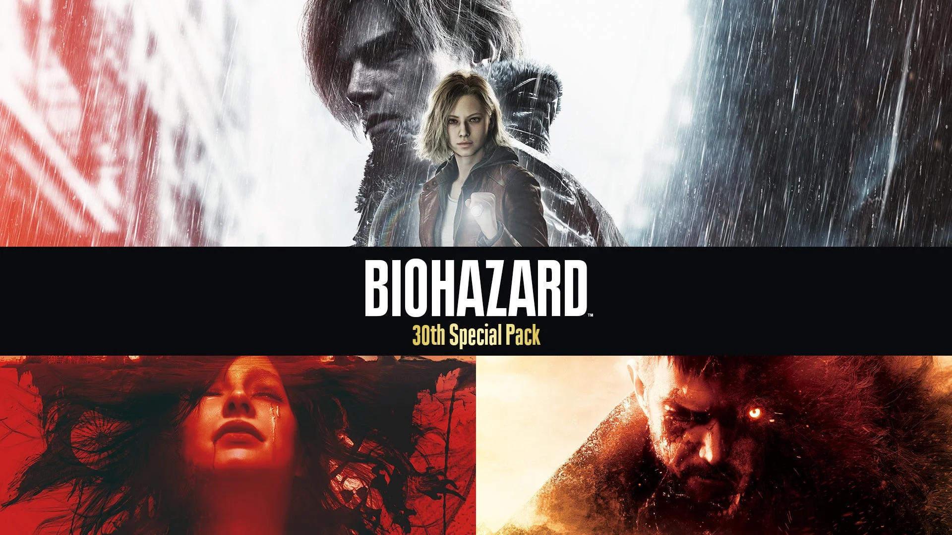 『バイオハザード 30th Special Pack』のキービジュアル。