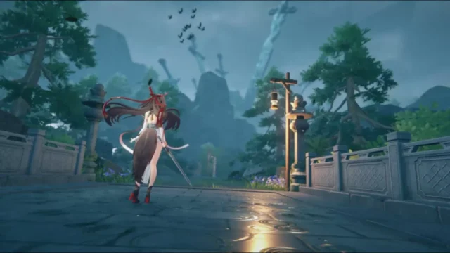 「ゼンレスゾーンゼロ」の広大なフィールドを探索するキャラクター