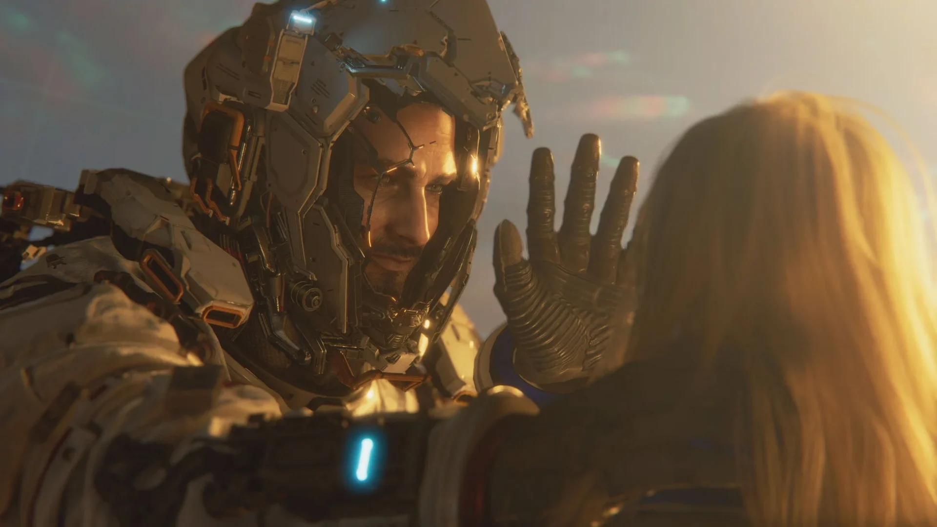 ヒューがヘルメットを脱ぎディアナと向き合う感動的なシーン