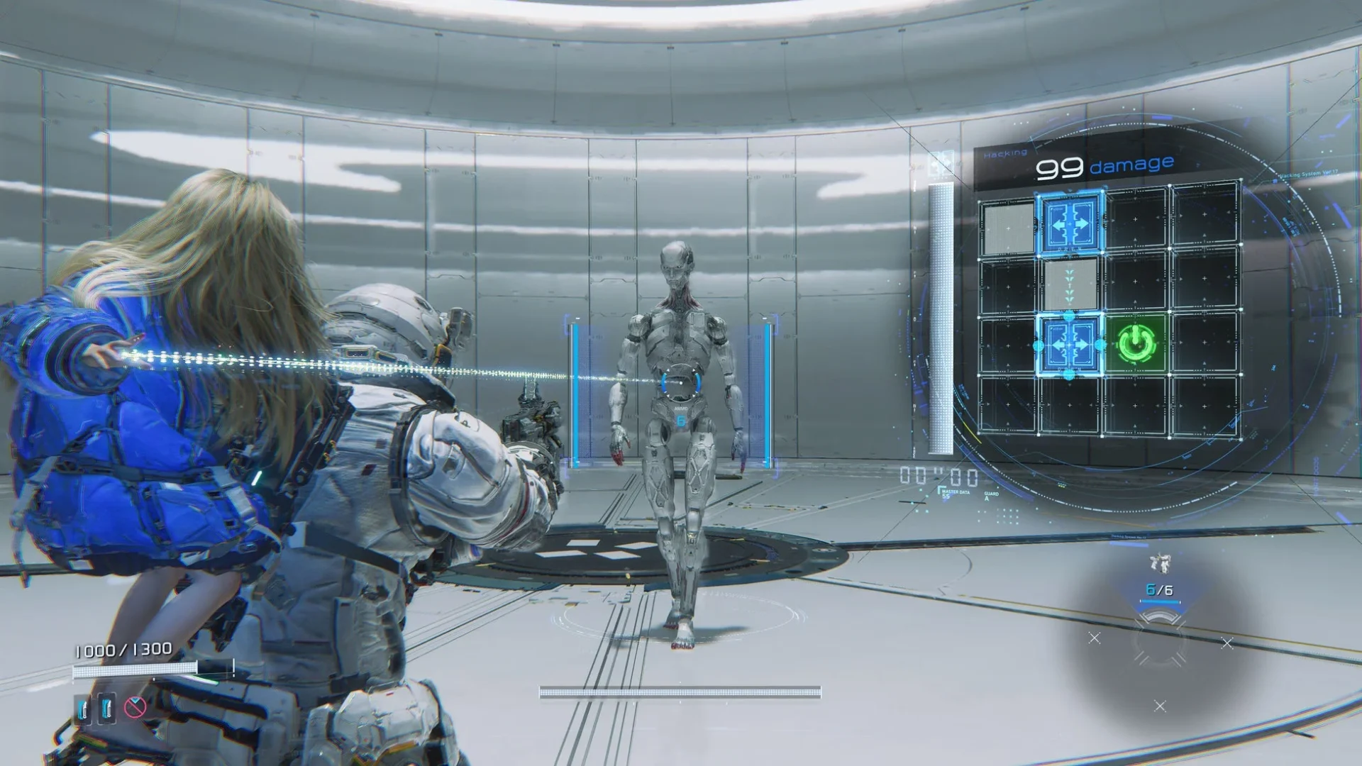 体験版『プラグマタ スケッチブック』の戦闘システム画面