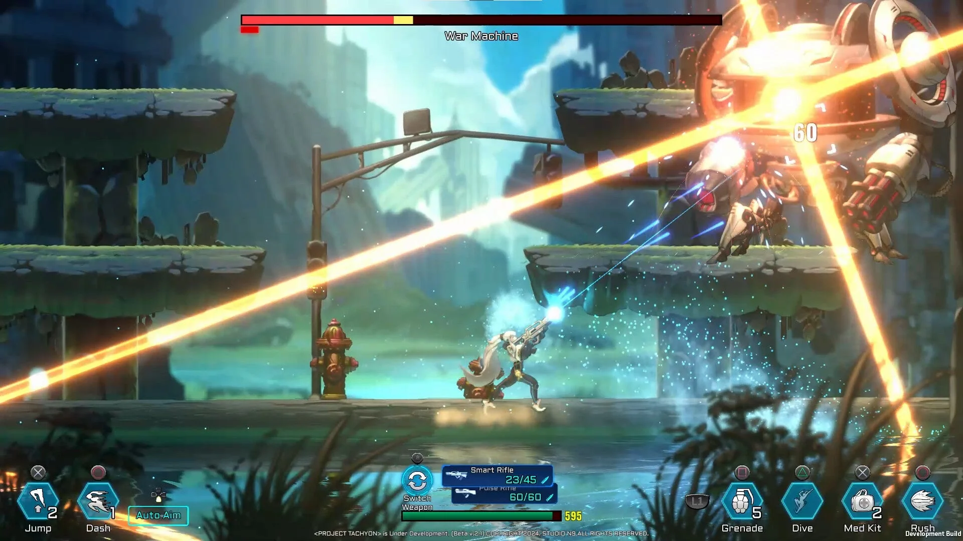 「プロジェクトタキオン」のゲームプレイ画面