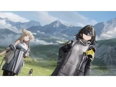 『アークナイツ:エンドフィールド』広大な自然の中を進むキャラクターたち