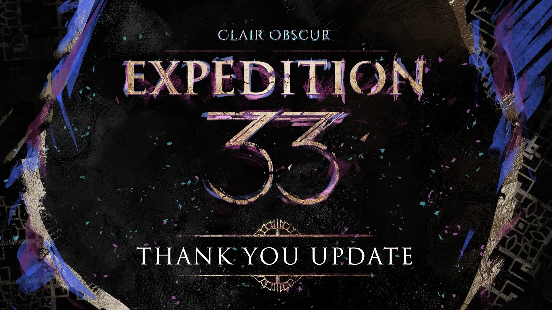 Clair Obscur: Expedition 33 Thank Youアップデート」ロゴ